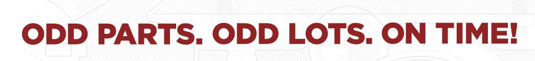 Odd Parts. Odd Lots. On Time! Banner
