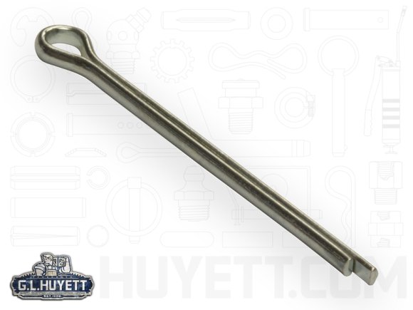 Cotter Pin 7/64 x 1-1/4 Carbon Steel Zinc Clear