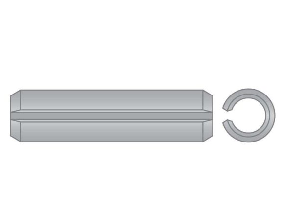 Slotted Spring Pin 3/32 x 7/16 420 SS PV
