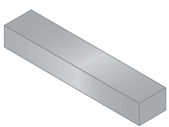 MAK-A-KEY Key Stock 20 mm x 12 mm x 1M 316 SS Undrsz