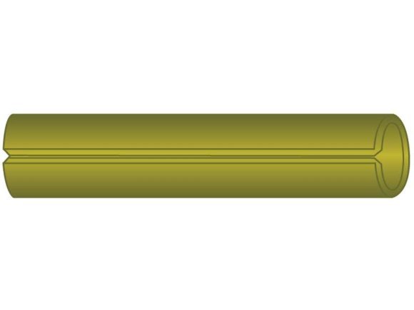 Slotted Spring Pin SD 1/4 x 2 Carbon Steel Cd MS16562