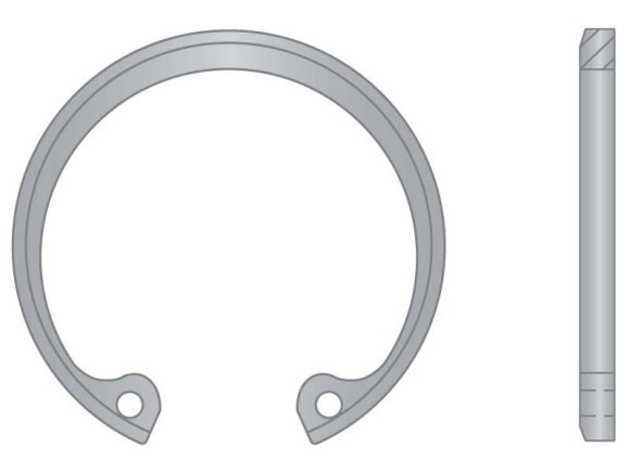 Housing Retaining Ring Bvl Internal 3-3/4 SS PV MS16631
