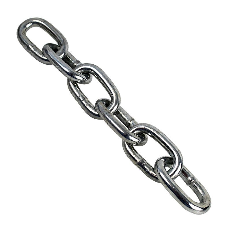 Grade 30 Proof Coil Chain - Stainless Steel - Miami Cordage