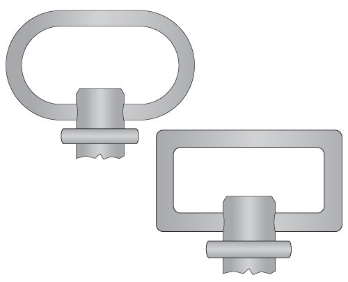 Three Point Pin Handle Styles