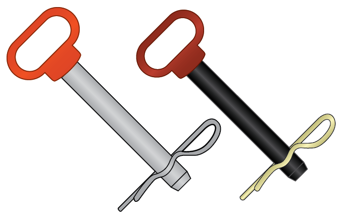 Color Handle Hitch Pin