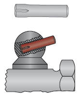 Quarter-Length Grooved Pin