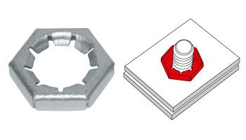 Palnut Stamped Nut Application