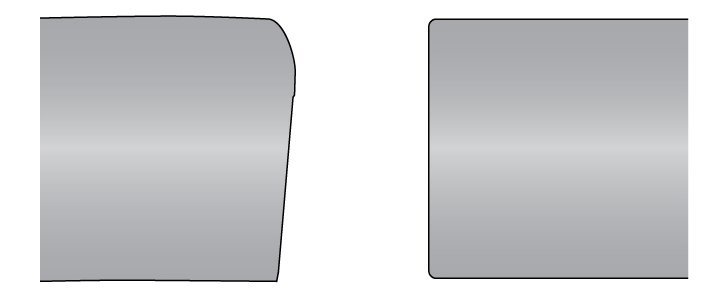 Shim vs Washer Edges