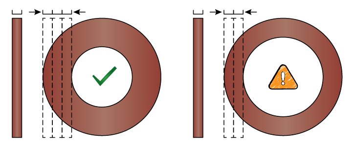 Shim Wall Thickness Illustration