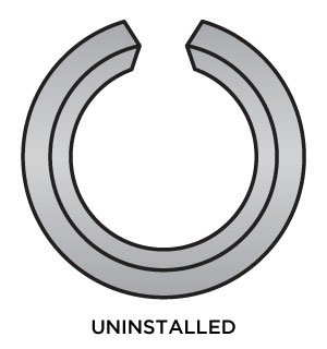Slotted Pin Uninstalled